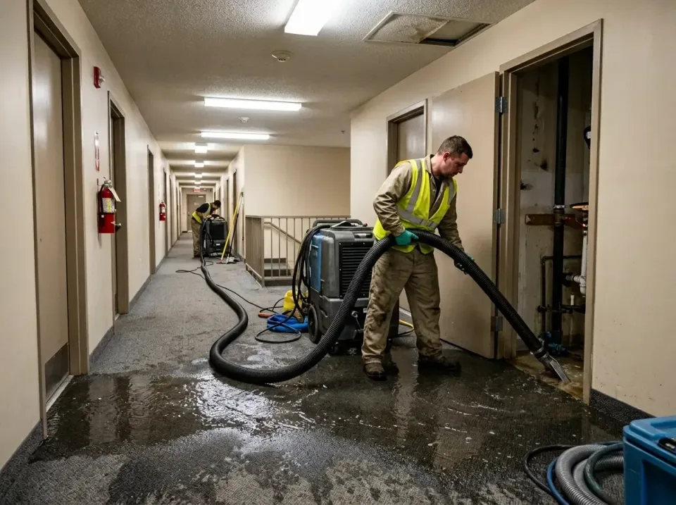 multi-unit-apartment-hallway-f-005 — frequently asked questions, Emergency Burst Pipe Water Extraction & Removal in Ozark, AL